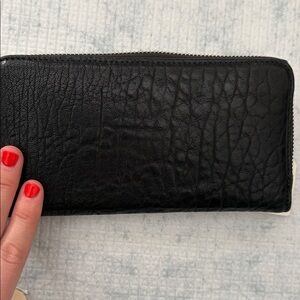 BNWT Black Italian Leather Wallet